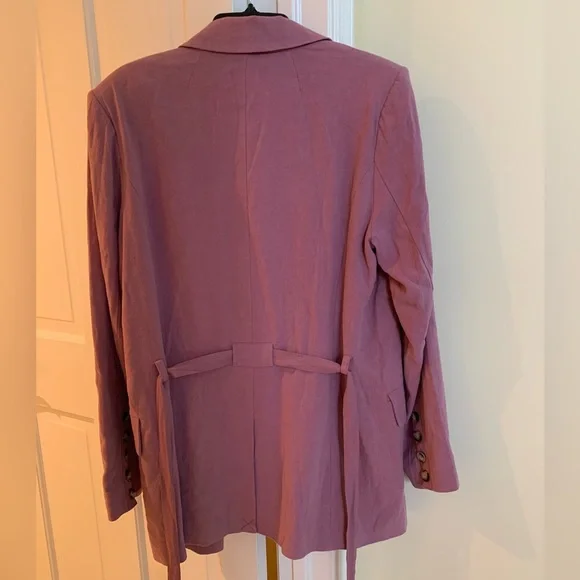 Free People Olivia Blazer in Dried Currant - Picture 5 of 5